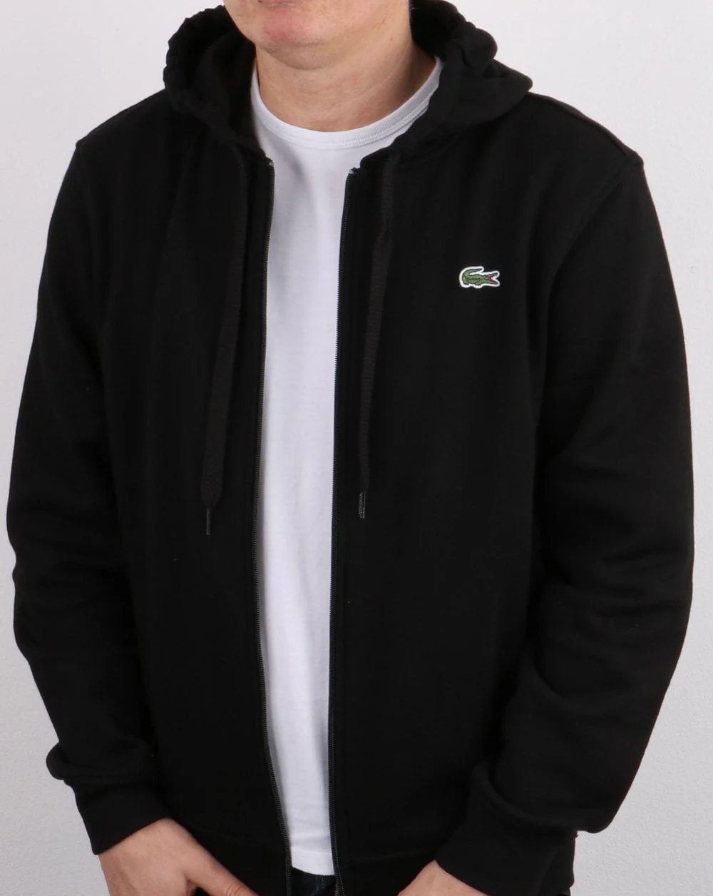 Lacoste Full Zip Hoodie Black - Image 5