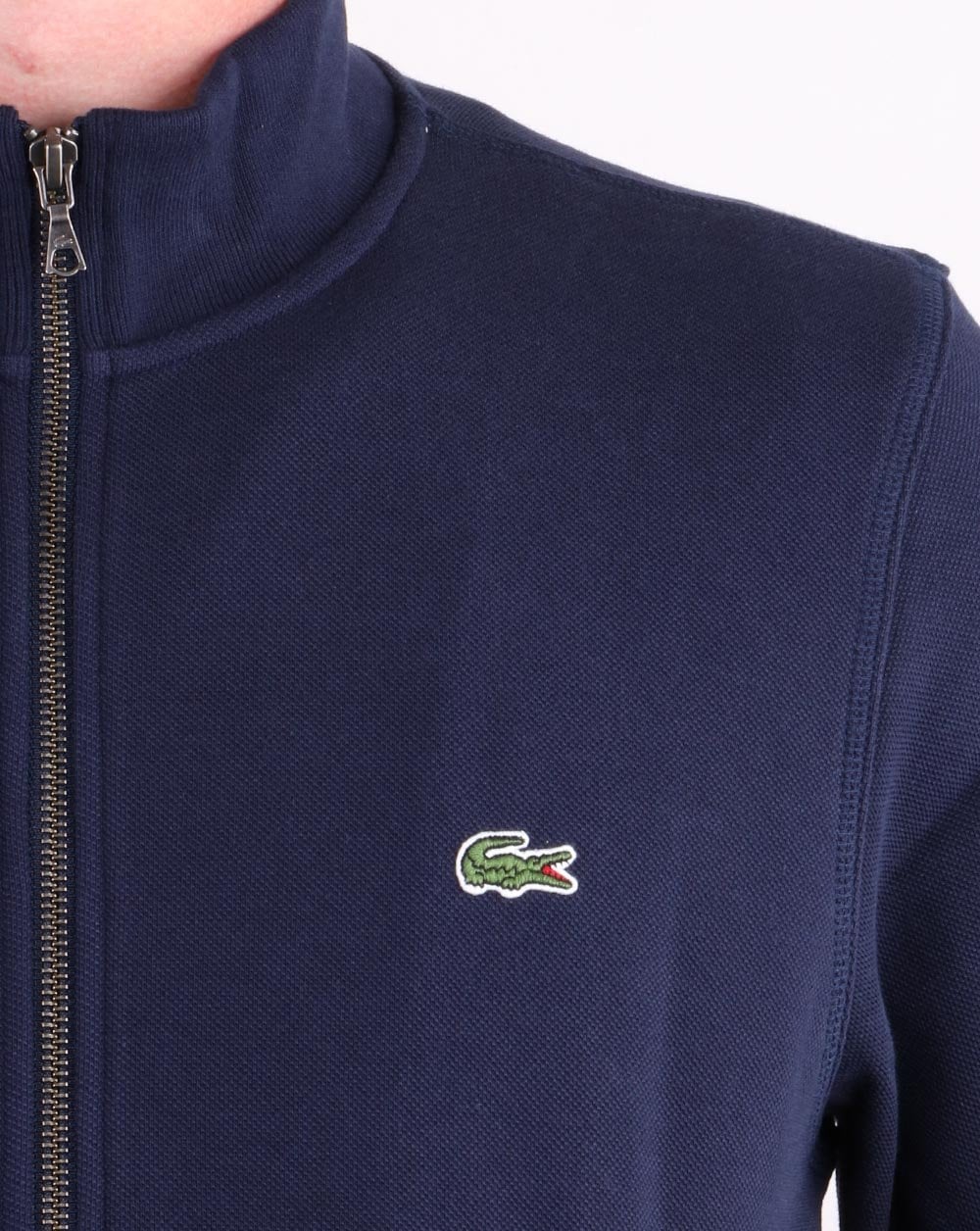 Lacoste Full Zip Track Jacket premium Navy - Image 3