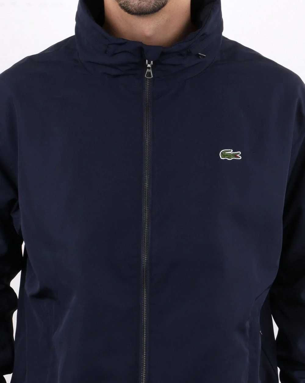 Lacoste Funnel Neck Jacket Navy - Image 4