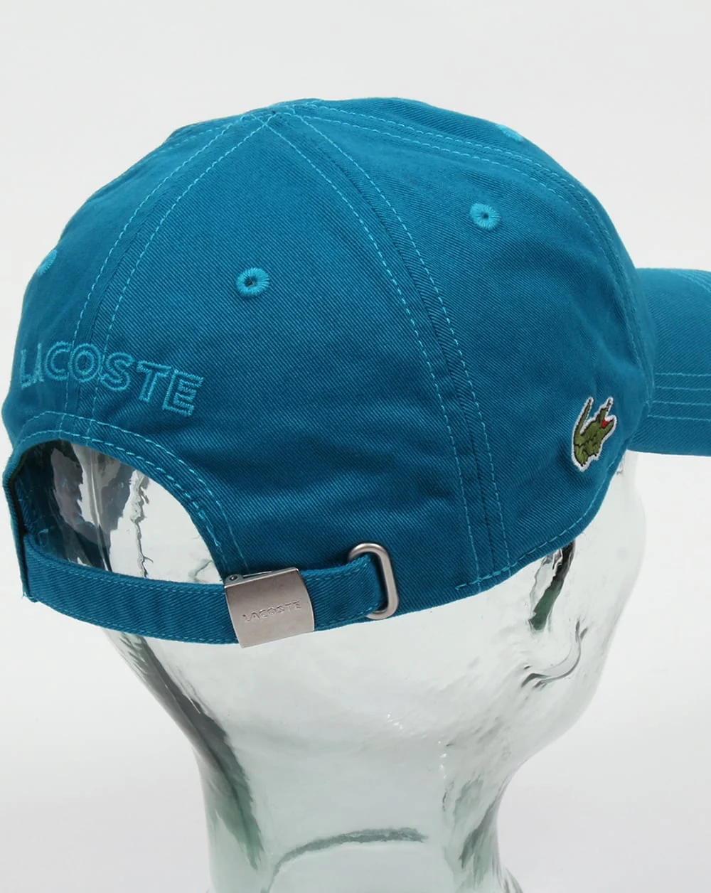Lacoste Gabardine Baseball Cap Ocean Blue - Image 2