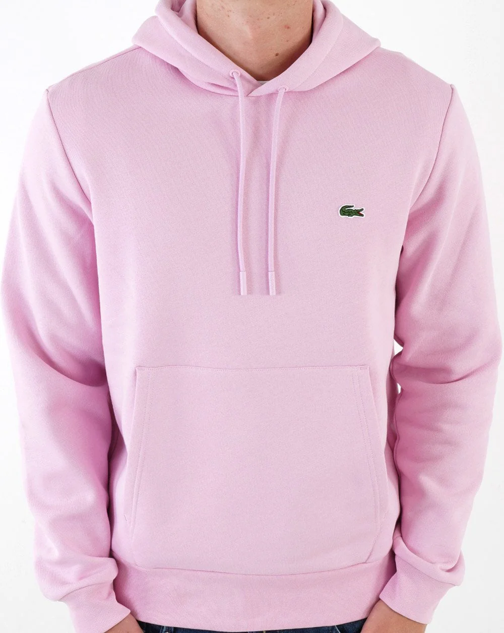 Lacoste Hooded Sweatshirt Soft Pink - Image 3