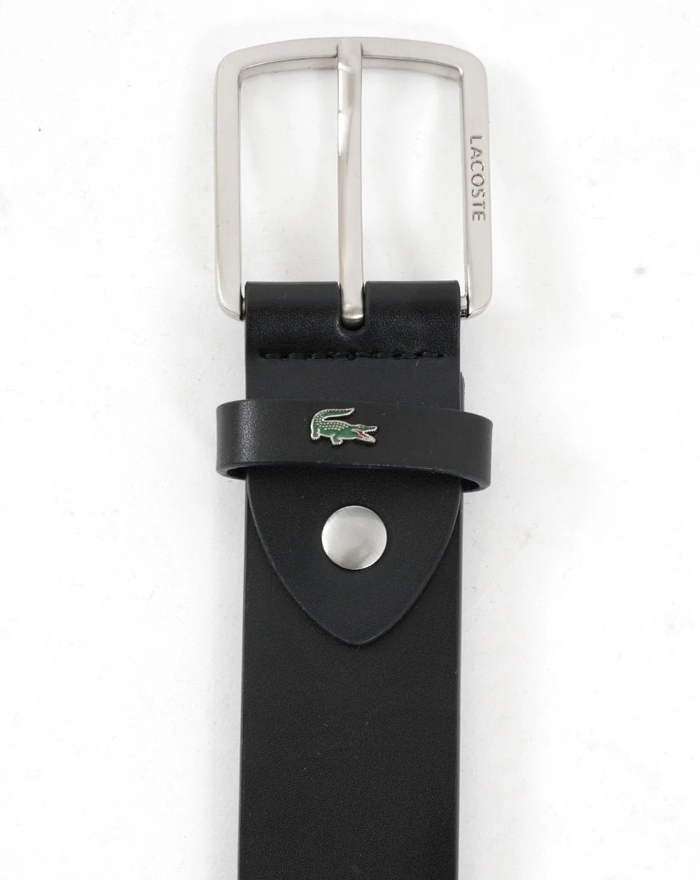 Lacoste Leather Belt Black - Image 2