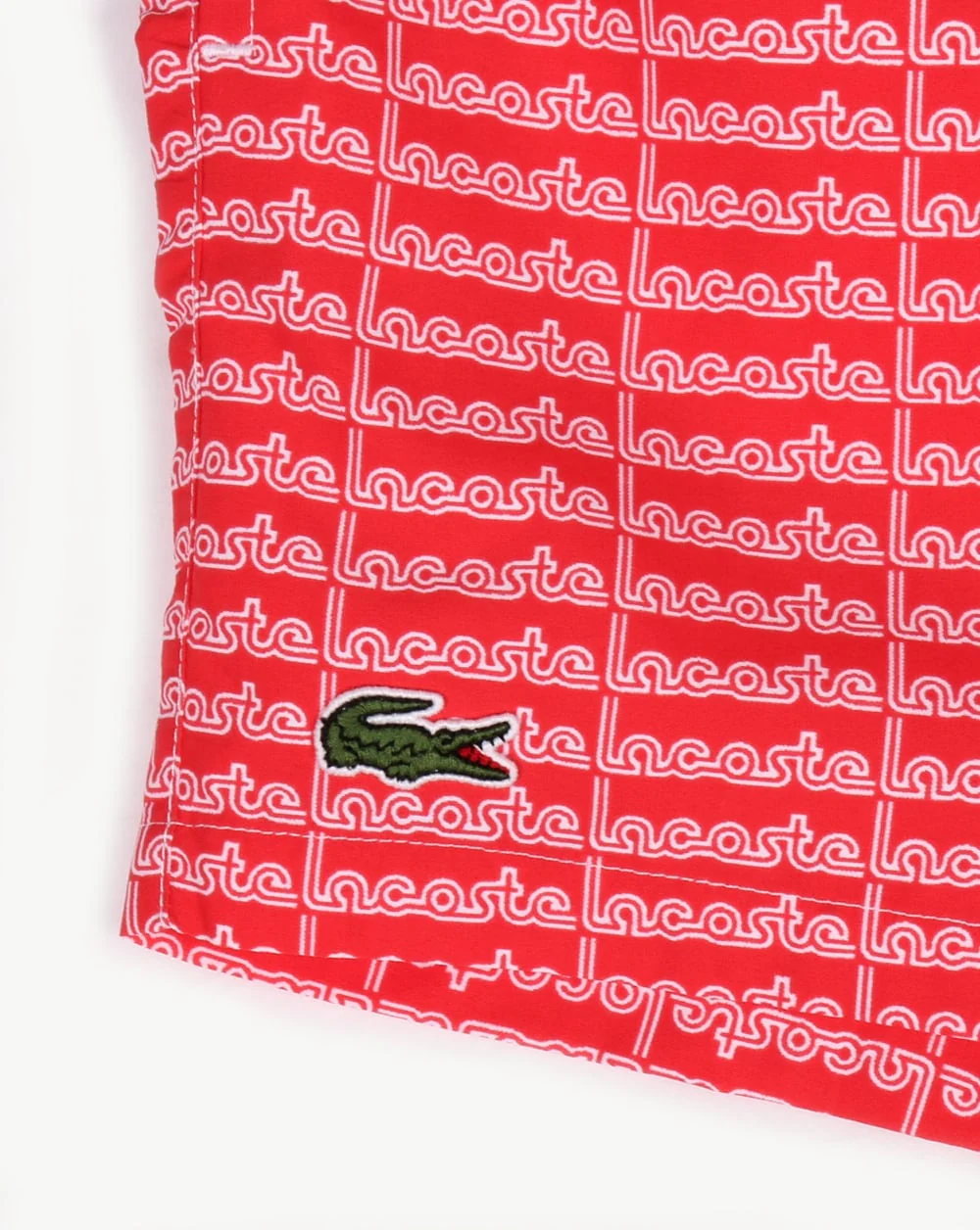 Lacoste Linear Logo Swim Shorts Grenadine - Image 2