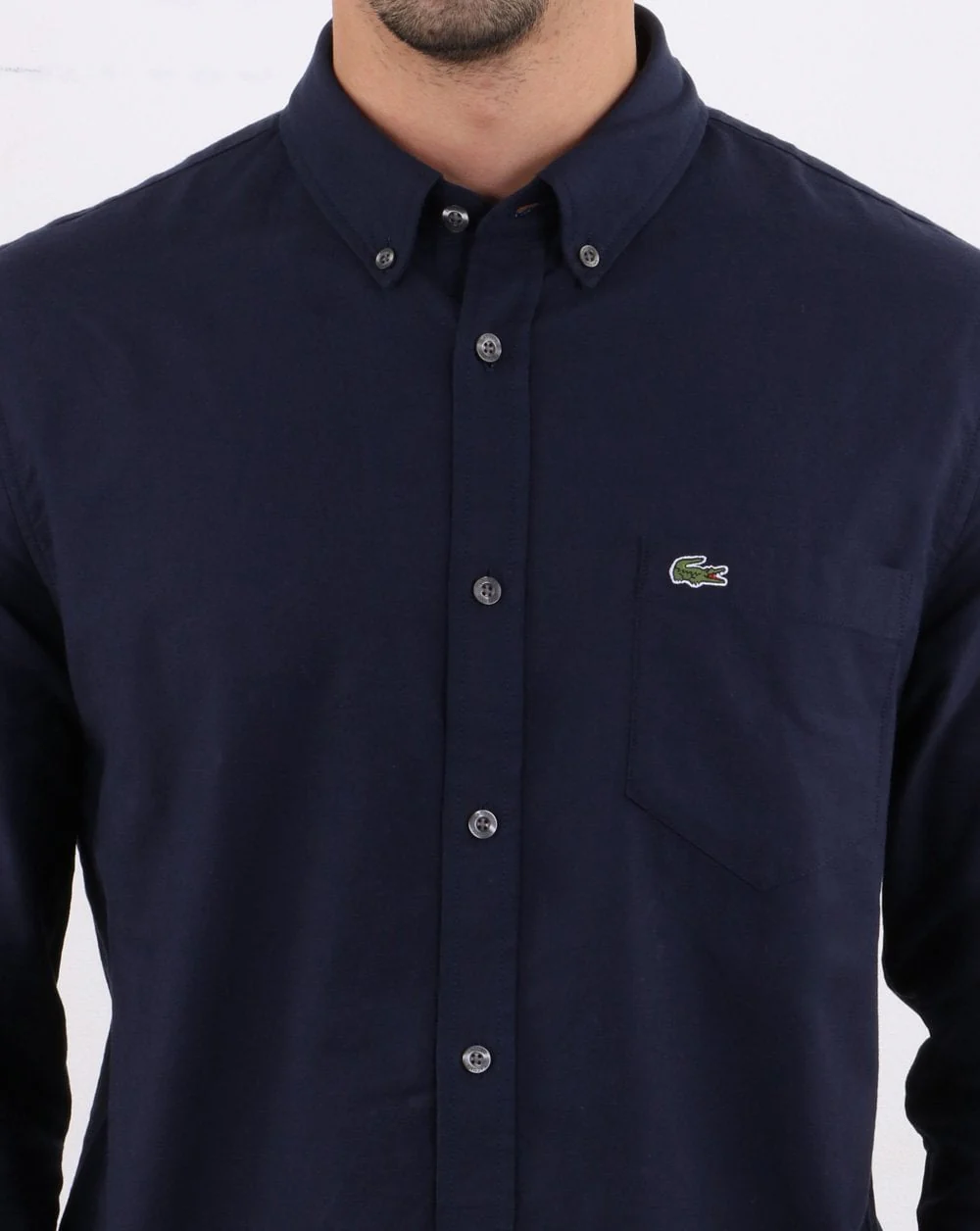 Lacoste Long Sleeve Shirt Dark Navy - Image 4