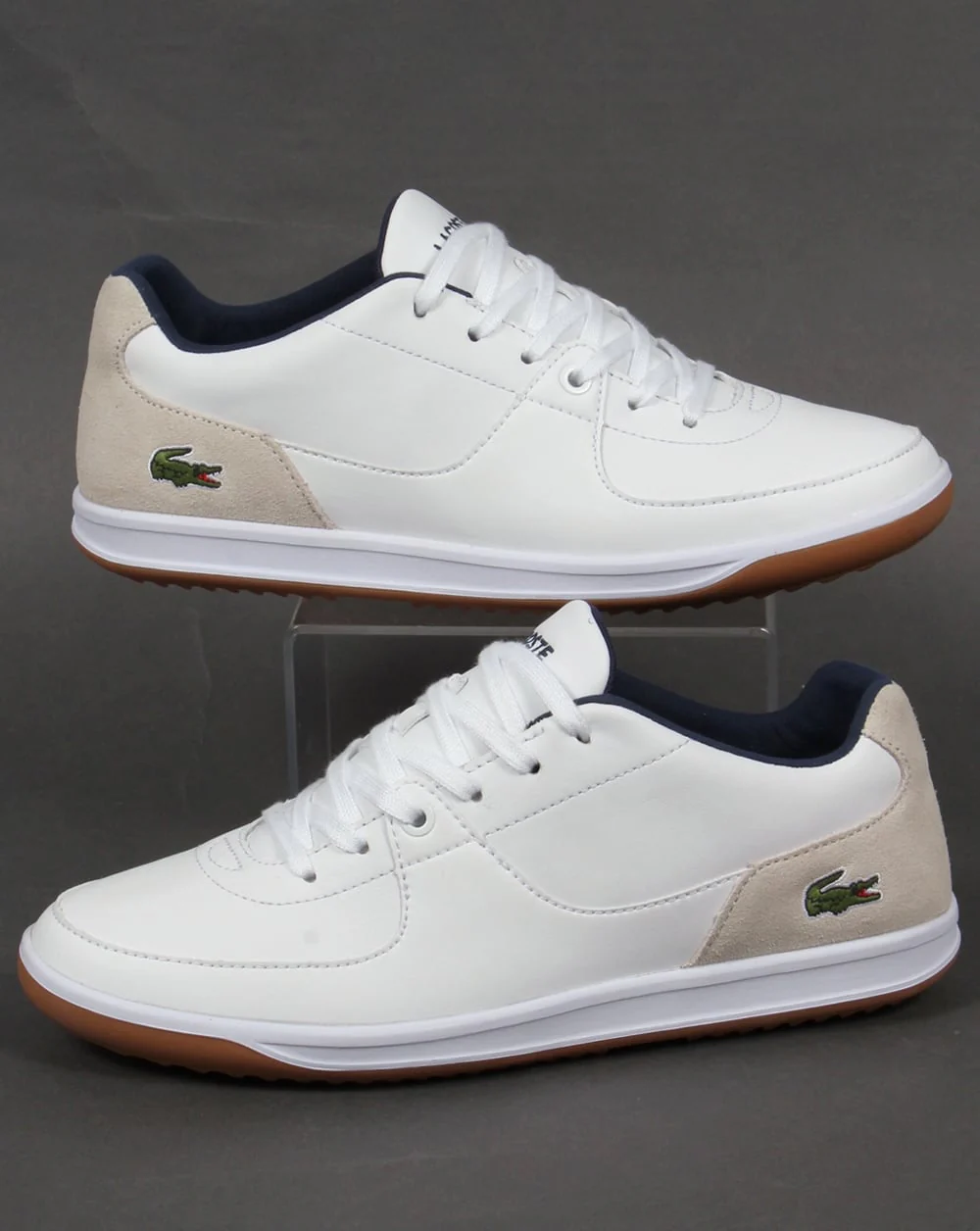 Lacoste LS 12 Minimal Ripple Trainers White