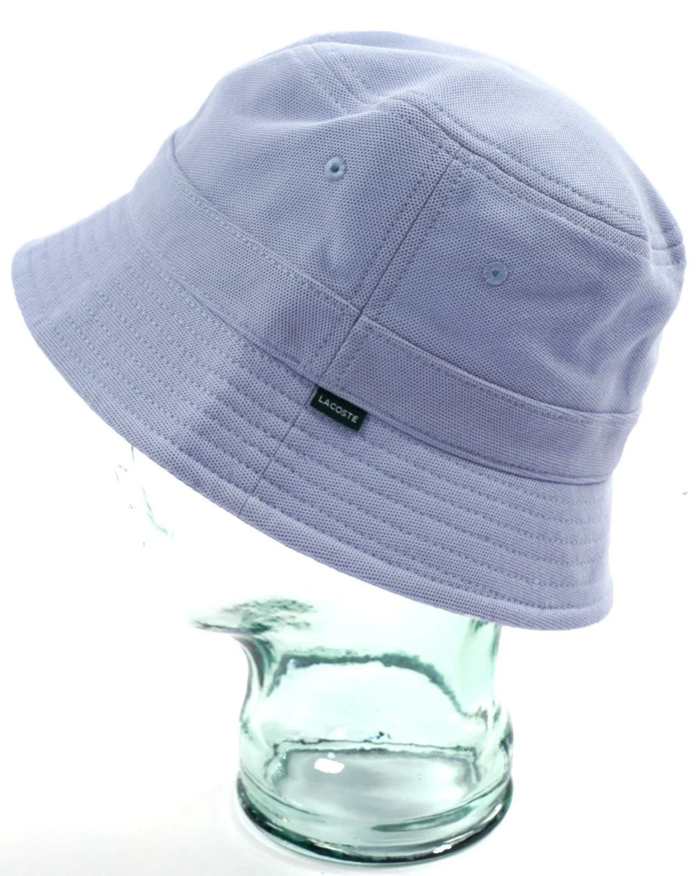 Lacoste Organic Cotton Bucket Hat Light Blue - Image 2