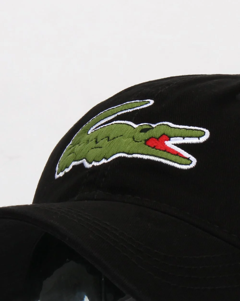 Lacoste Oversized Croc Cap Black - Image 2