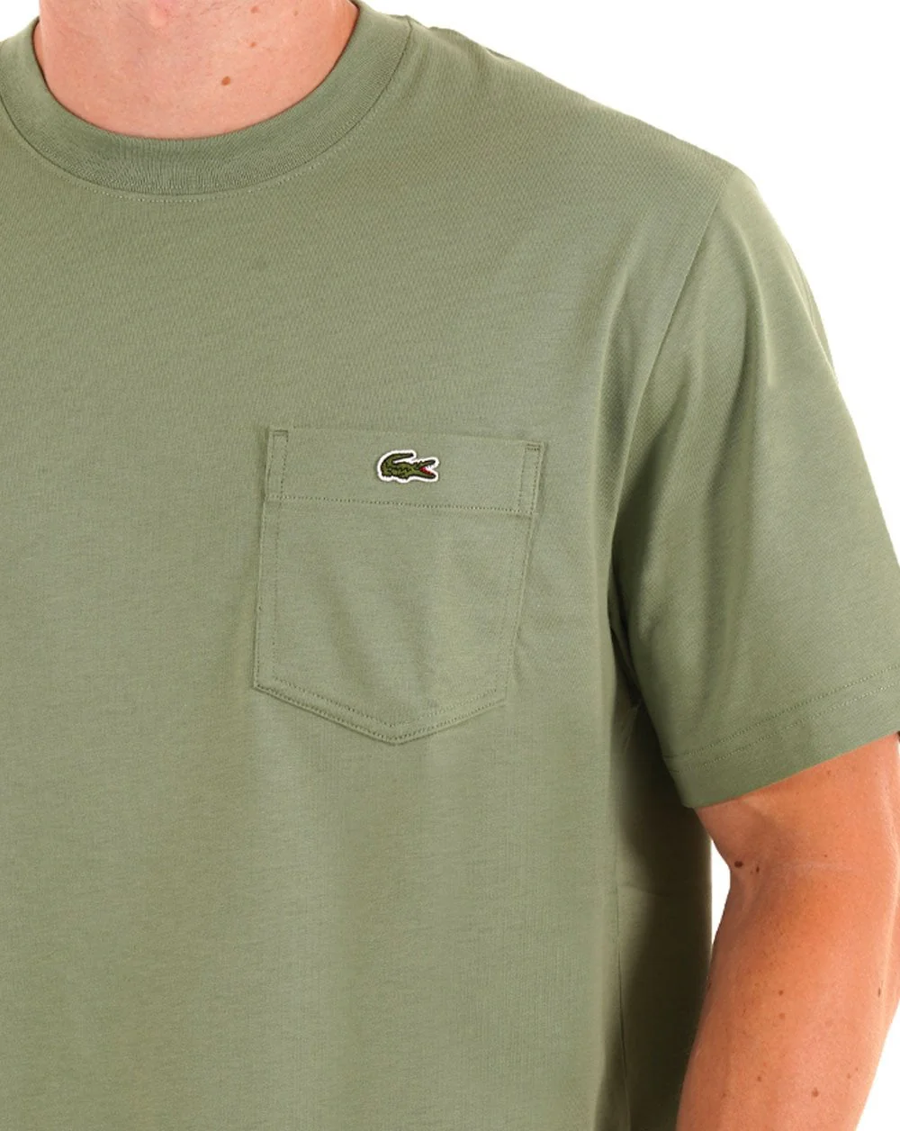 Lacoste Pocket T Shirt Thyme - Image 2