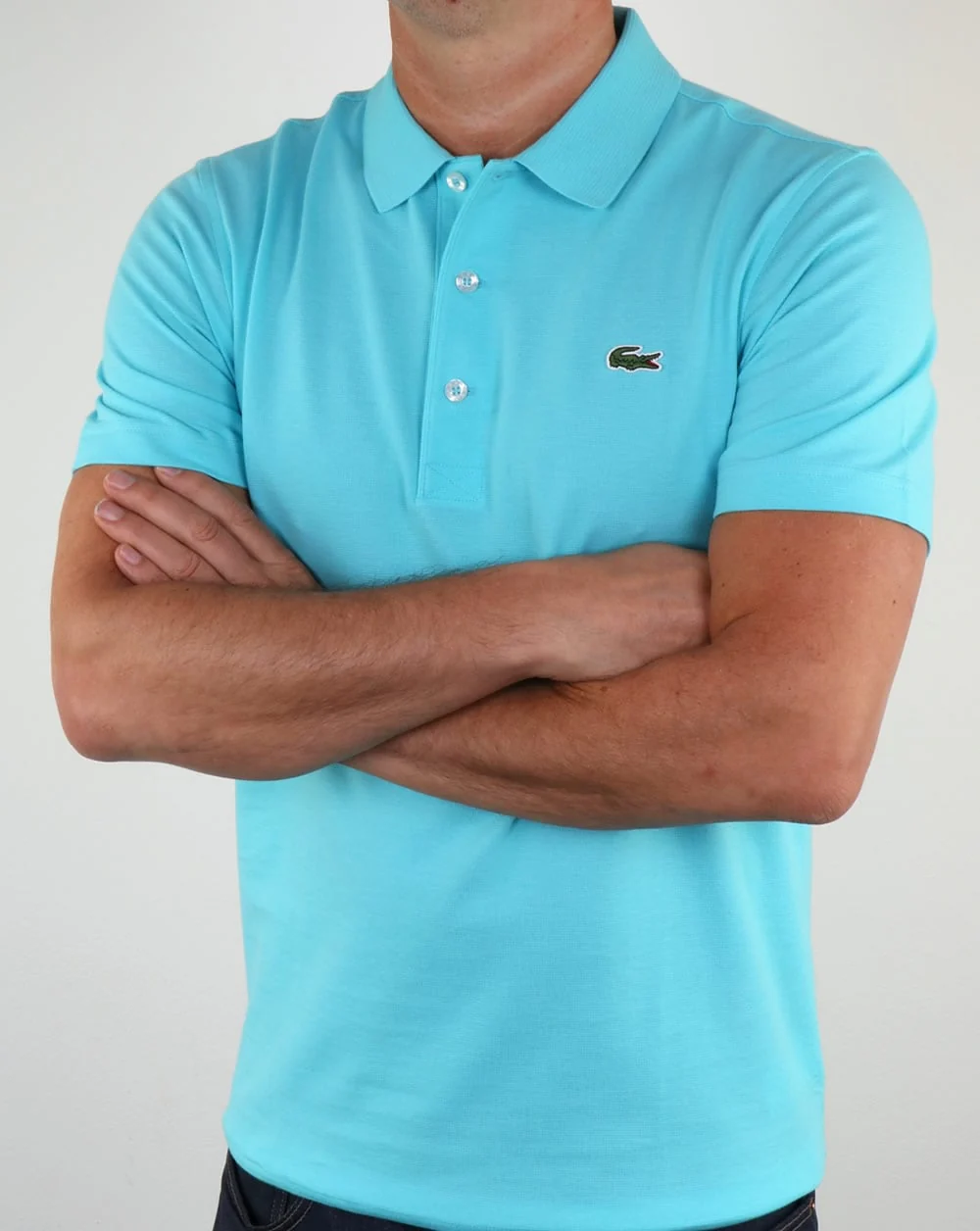 Lacoste Polo Shirt Haiti Blue - Image 3