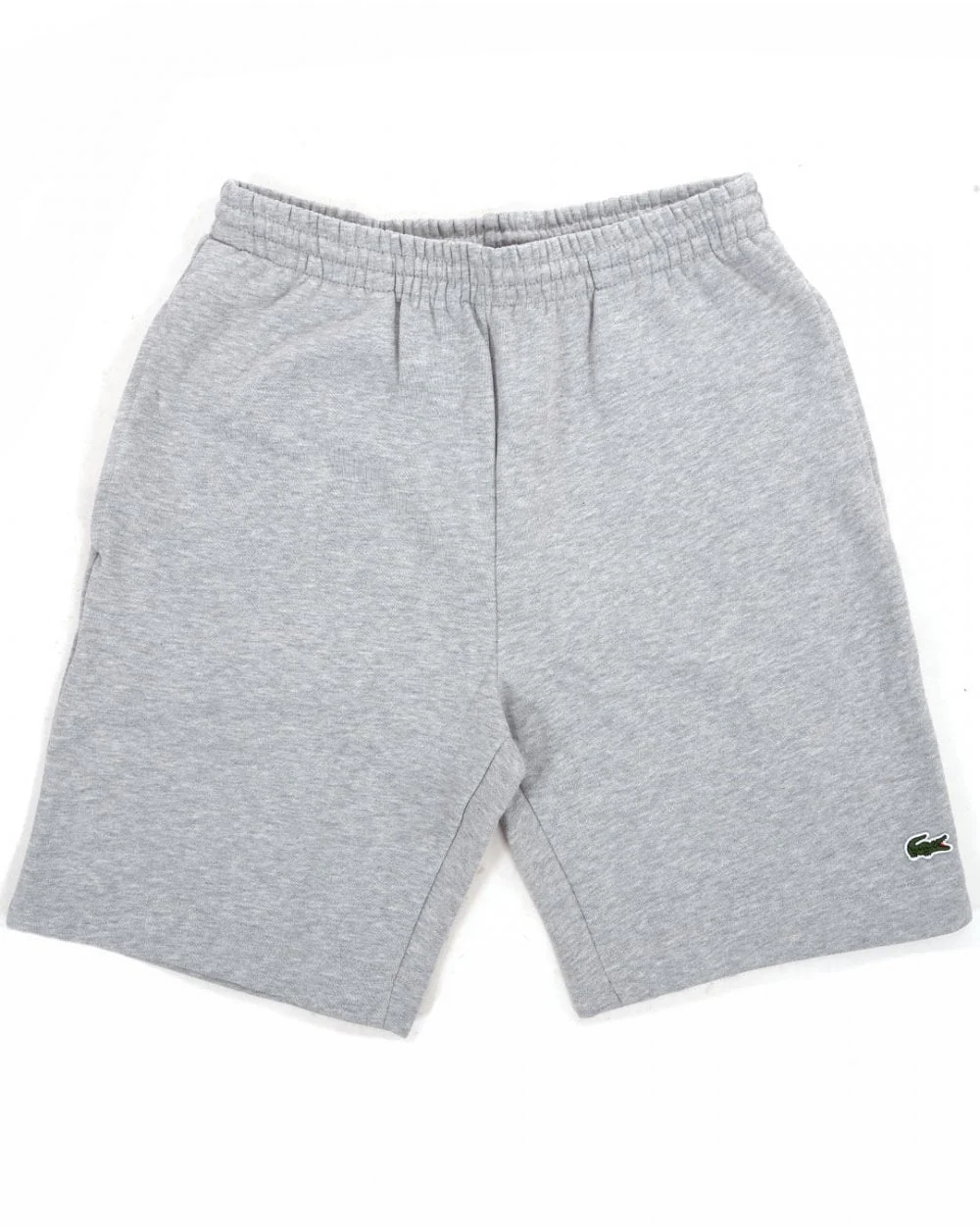 Lacoste Rear Pocket Fleece Shorts Grey Marl
