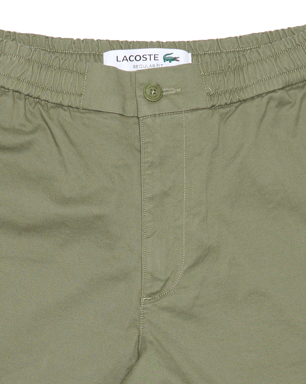 Lacoste Regular Fit Stretch Cotton Shorts Khaki - Image 3