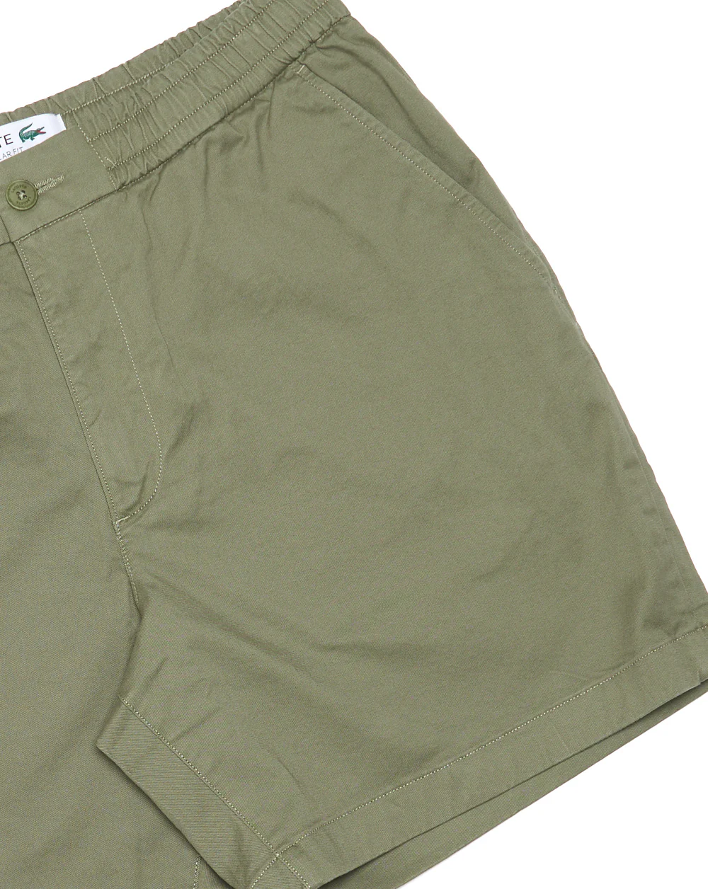 Lacoste Regular Fit Stretch Cotton Shorts Khaki - Image 4