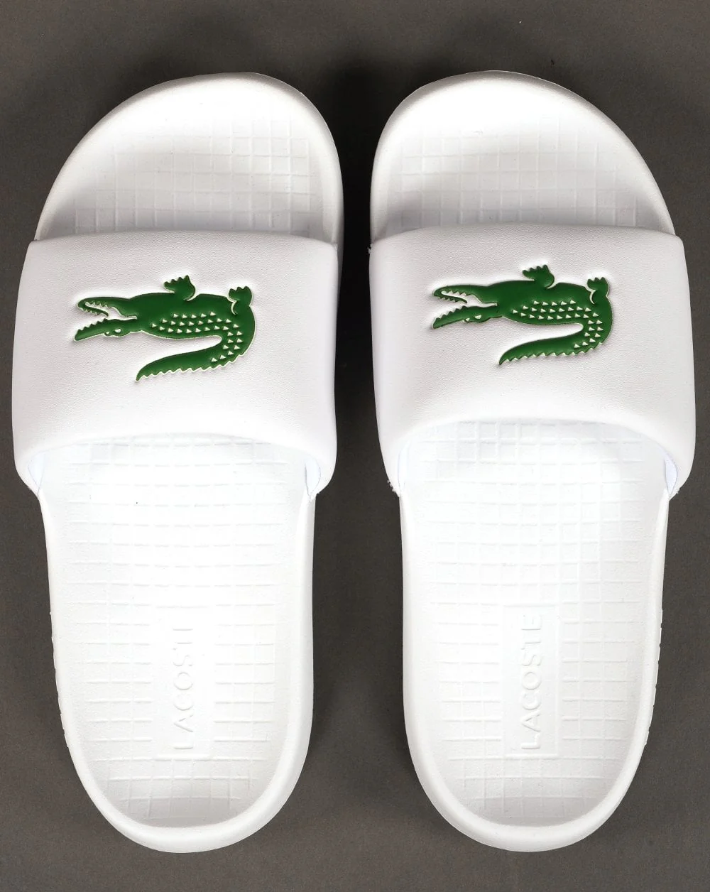 Lacoste Serve Slide White/Green - Image 3