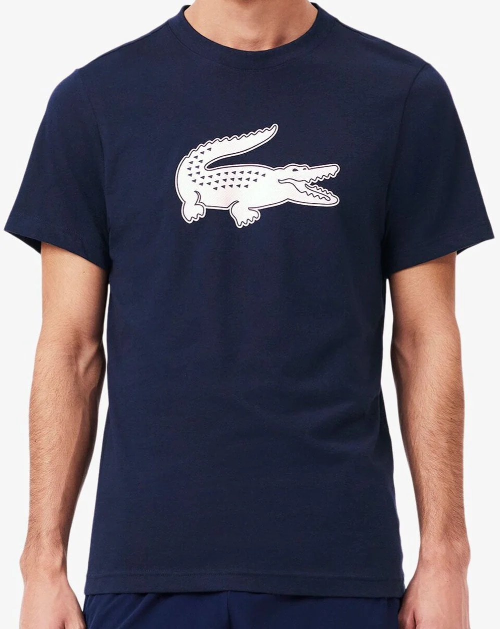 Lacoste Sport Logo T-shirt Navy/White