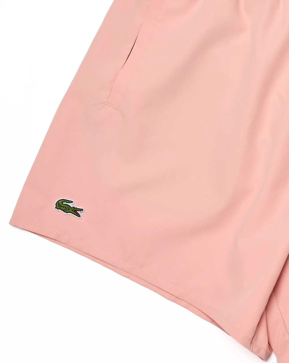 Lacoste Swim Shorts Peach/Green - Image 2