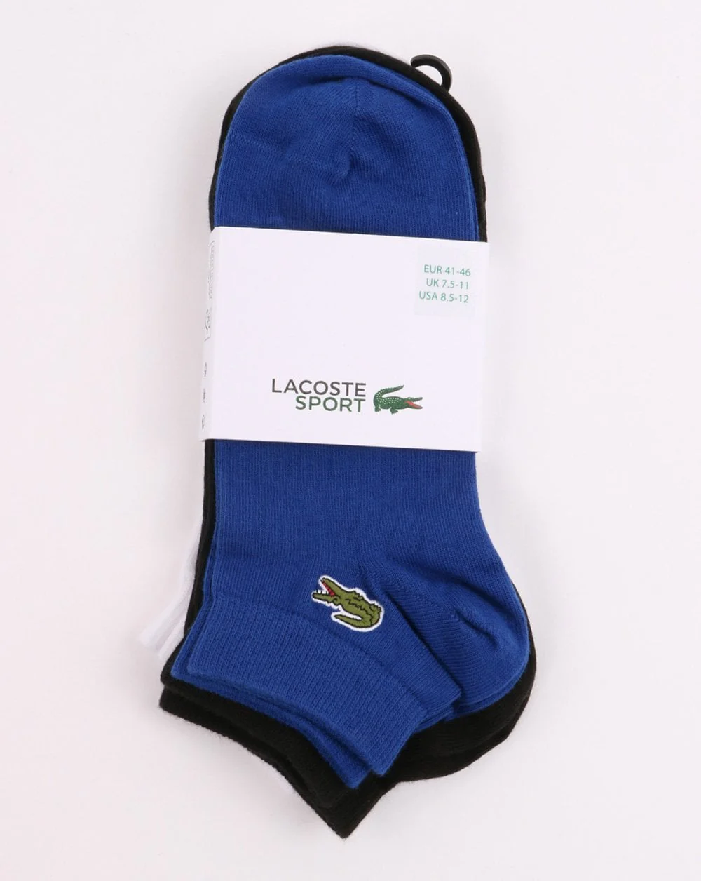 Lacoste Triple Pack Socks Cosmic/Black/White - Image 2