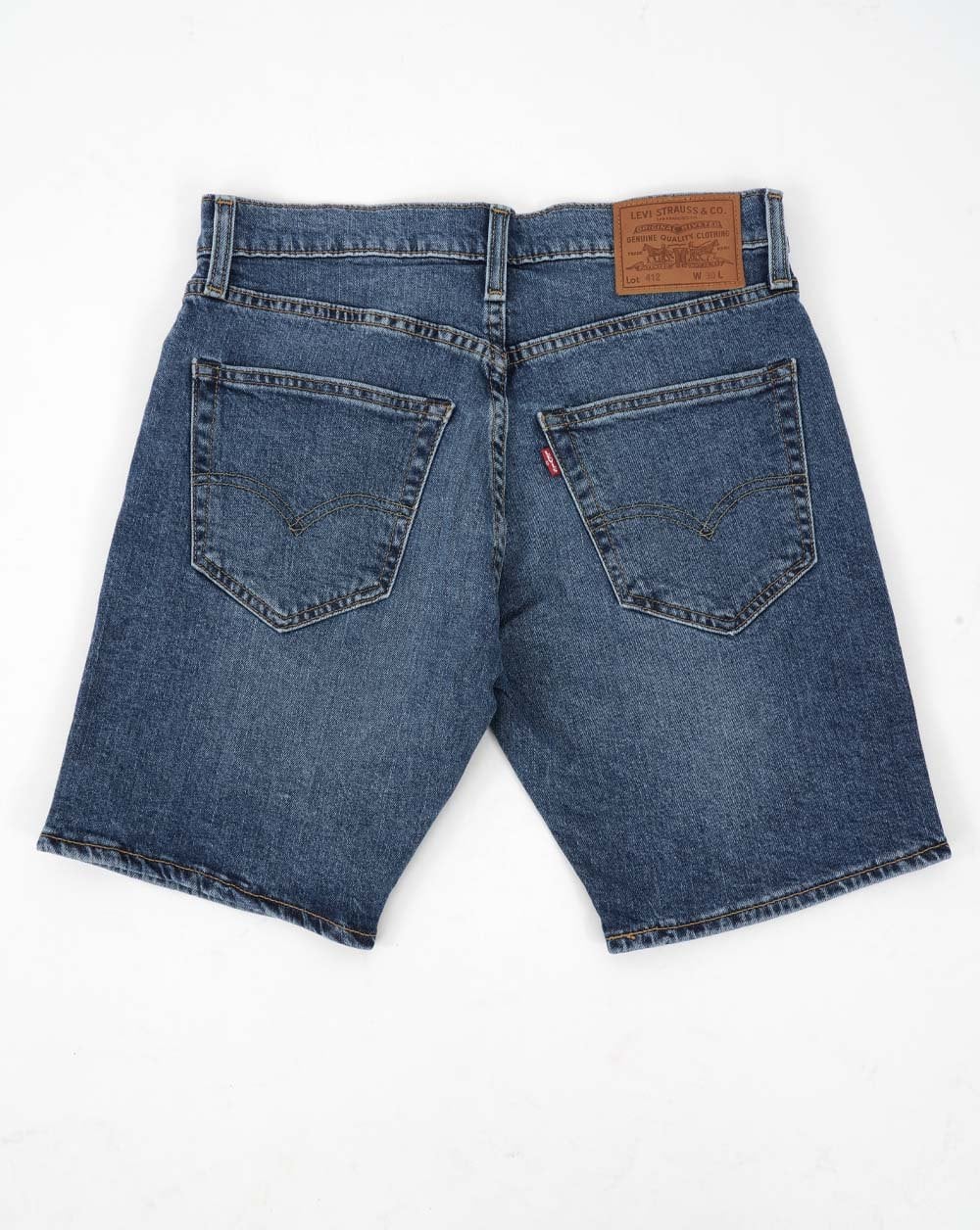 Levi's 412 Slim Short Saturn Blue - Image 3