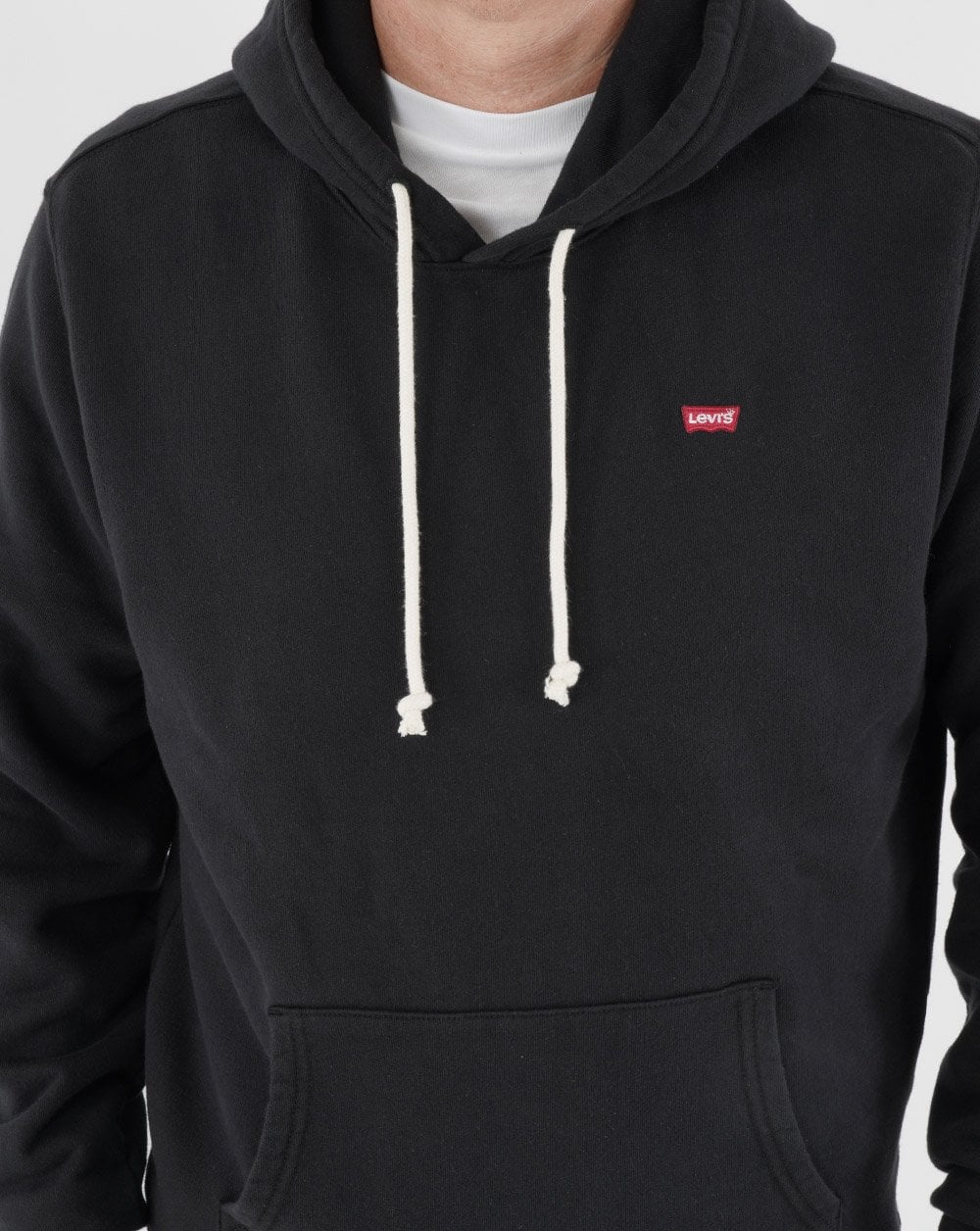 Levi's Original Housemark Hoodie Mineral Black - Image 2