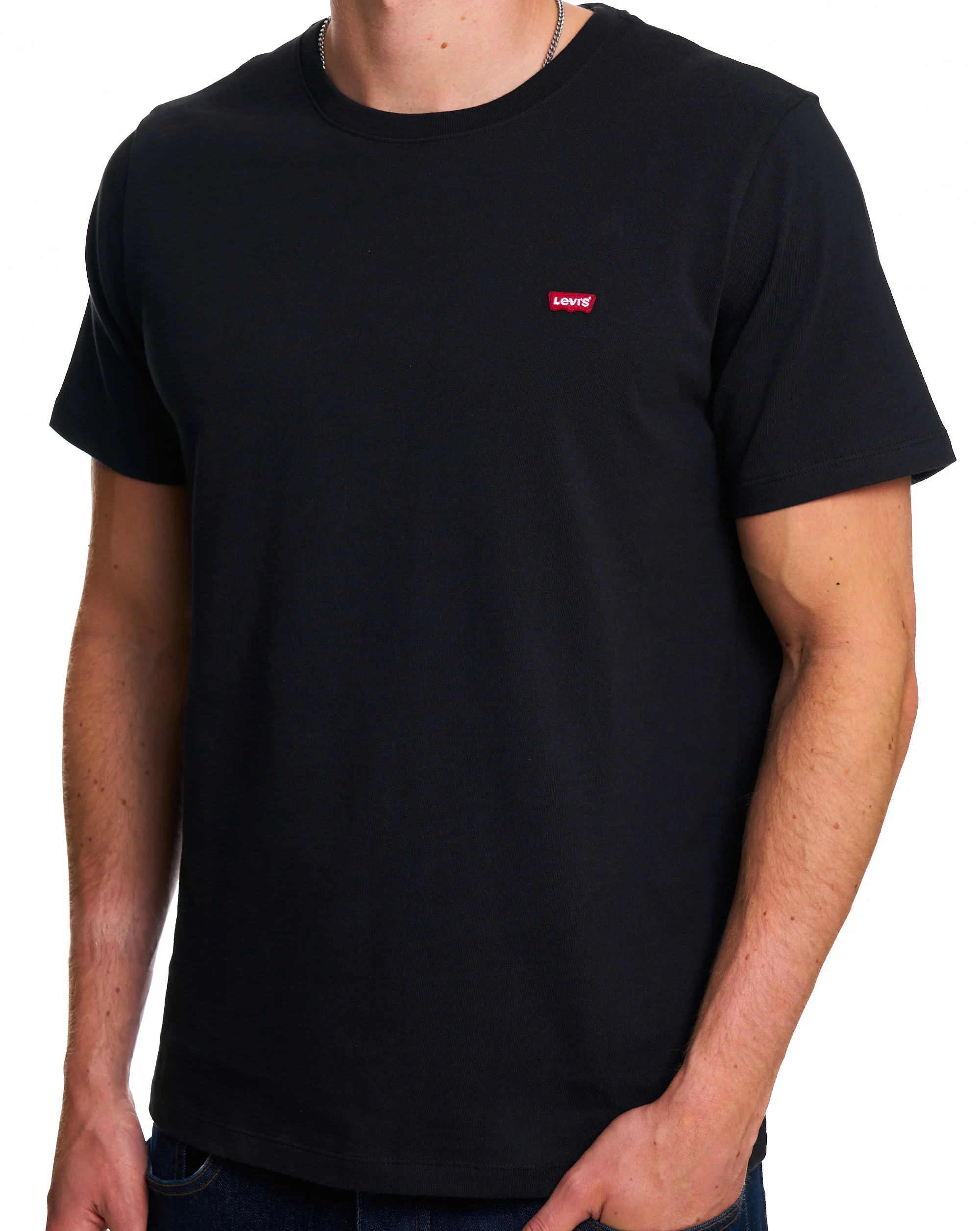 Levi's Original Housemark T-Shirt Mineral Black - Image 2
