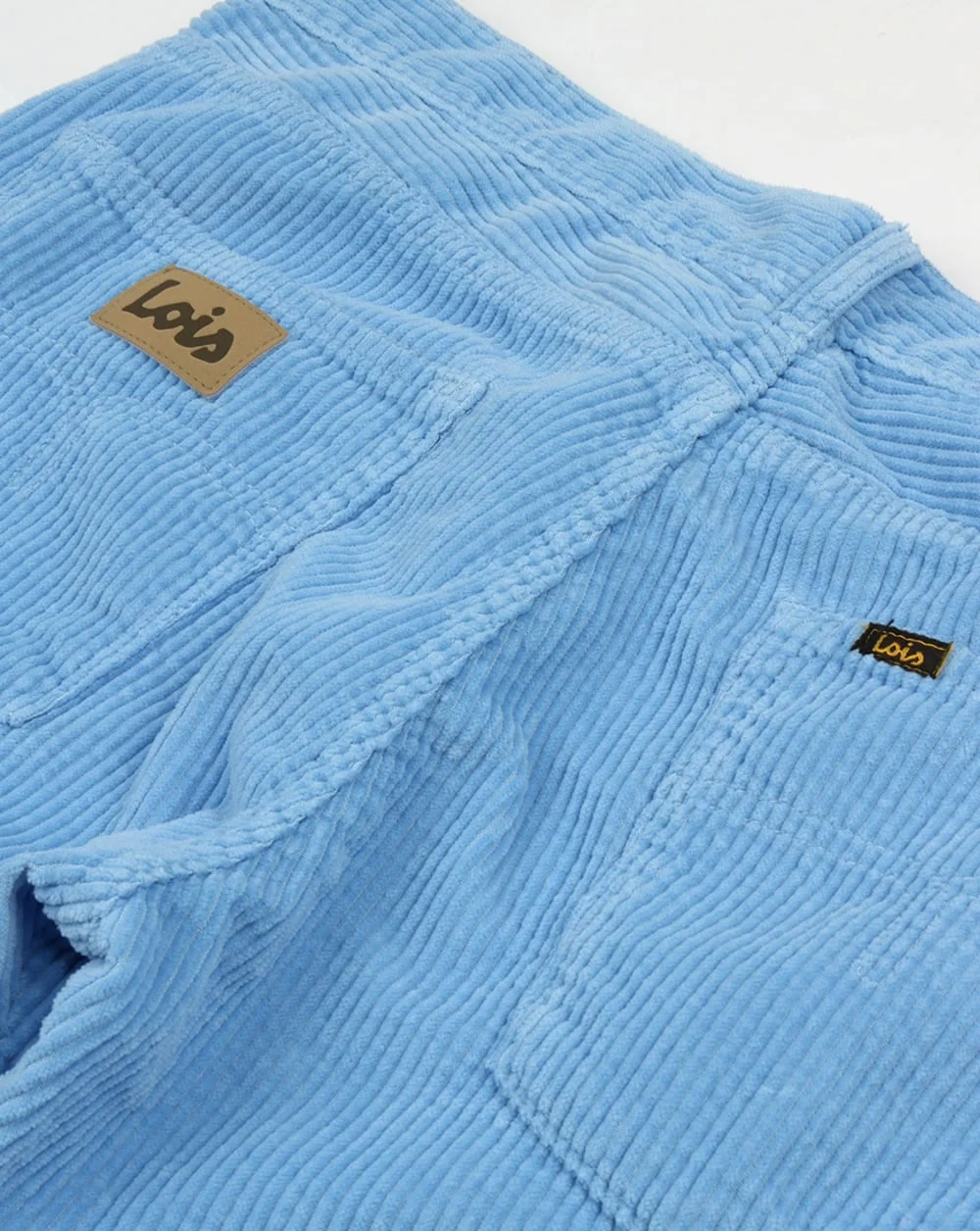 Lois Dallas Jumbo Cords Sky Ice Blue - Image 3
