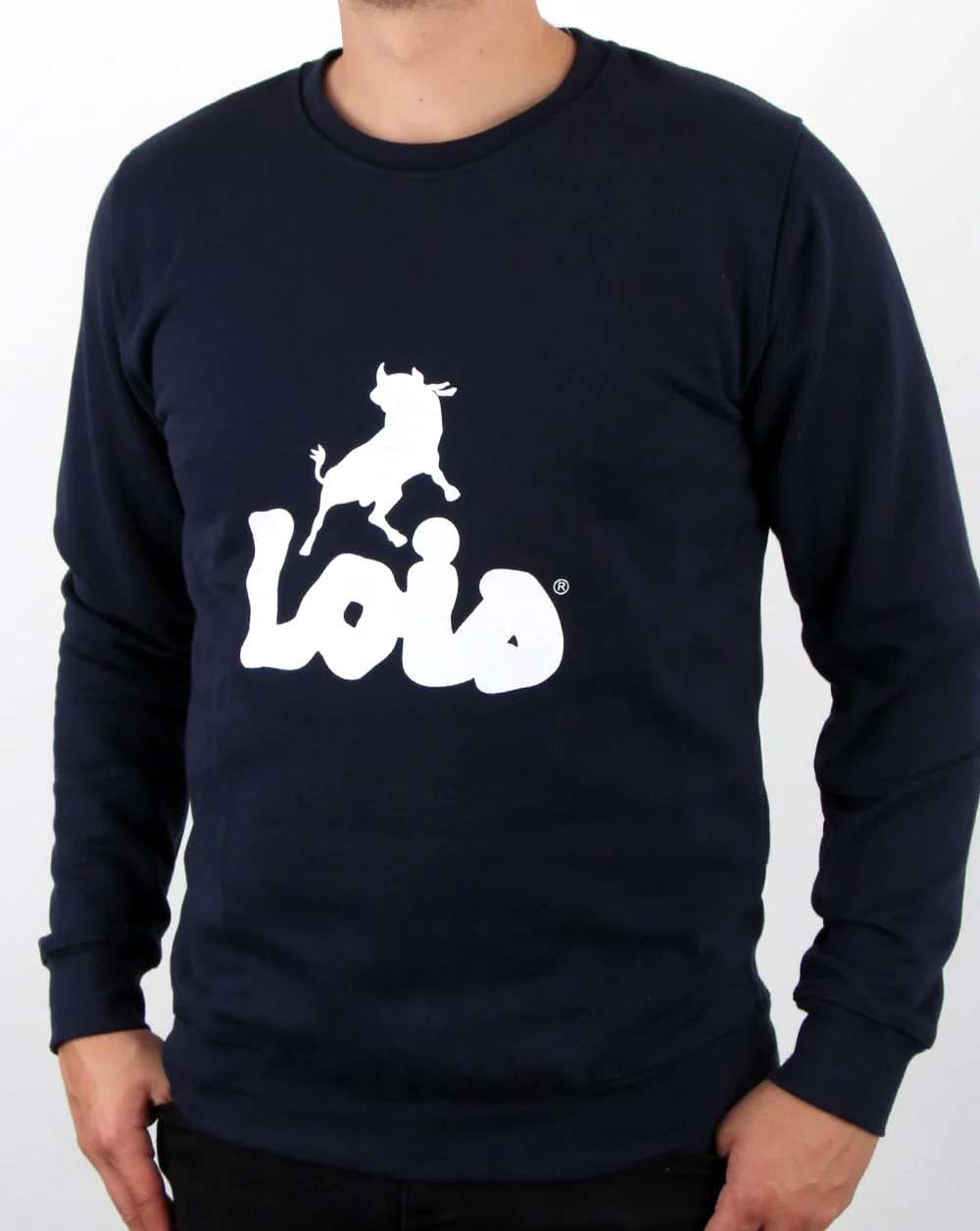 Lois Logo Sweatshirt Navy