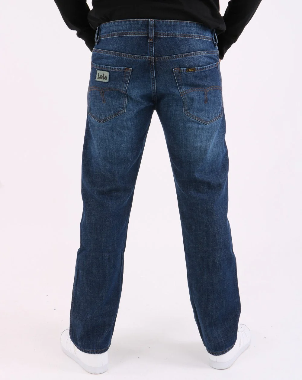 Lois Marvin Classic Straight Leg Jeans Vintage Wash - Image 5