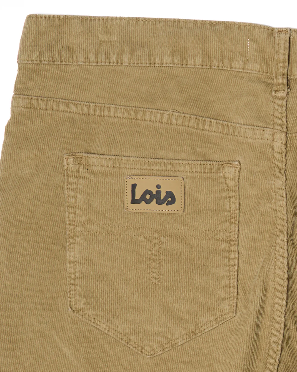 Lois Pepe Needle Cord Shorts Dark Sand - Image 3