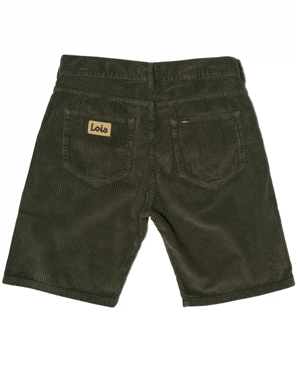 Lois Pepe Jumbo Cord Shorts Dark Green - Image 3