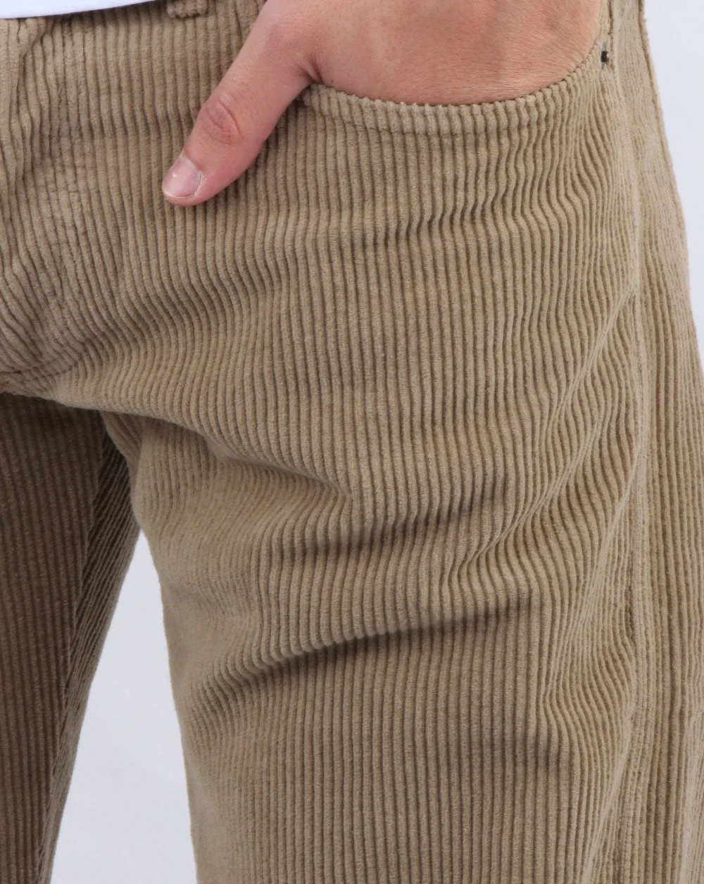 Lois Straight Leg Cord Dark Sand - Image 3