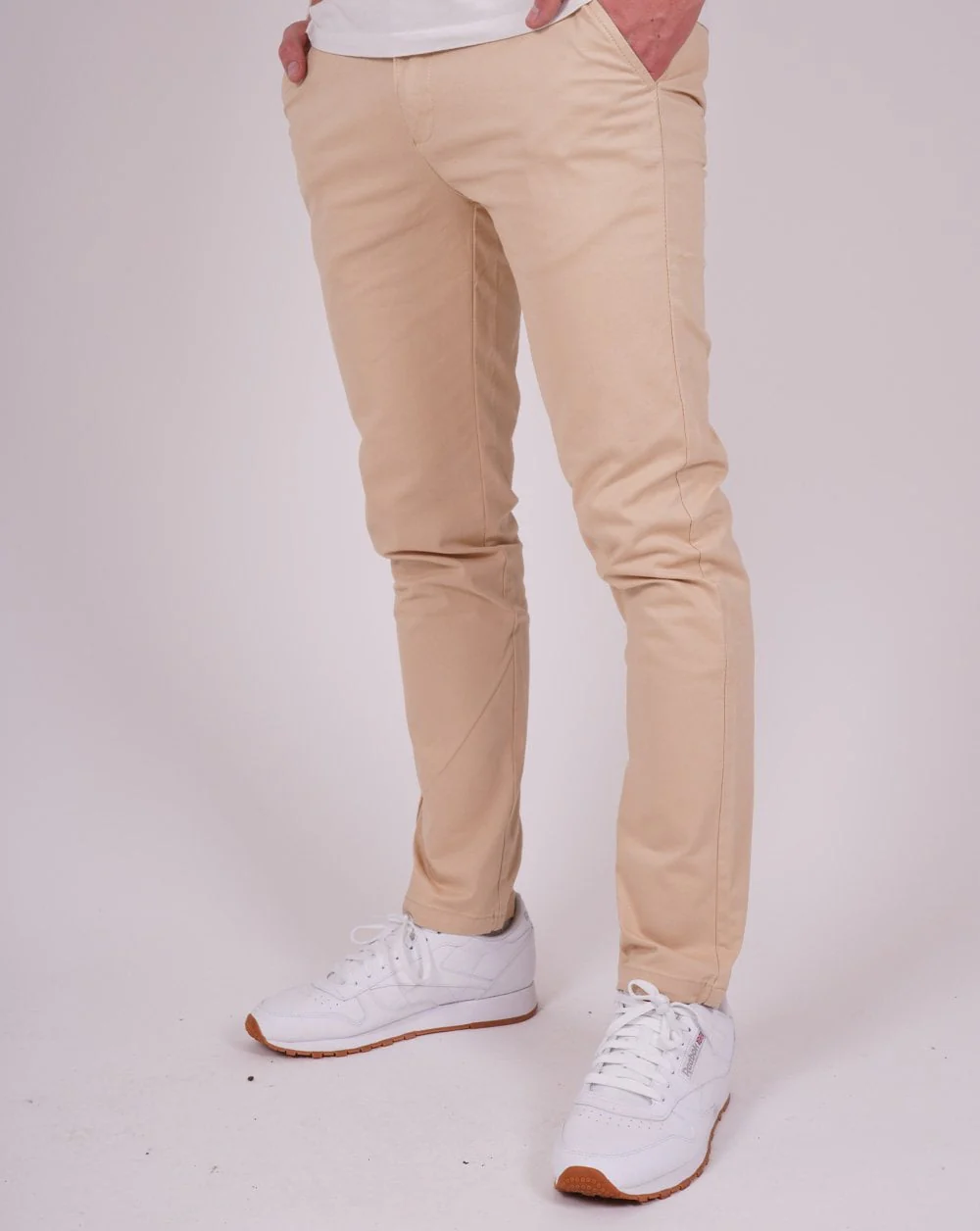 Luke Alpa Chino Trousers Stone