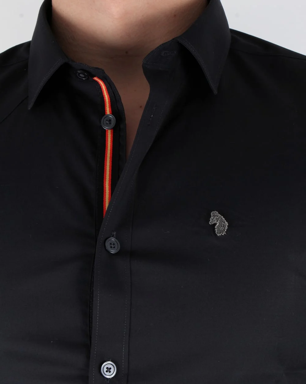 Luke Butchers Pencil Shirt Black - Image 2