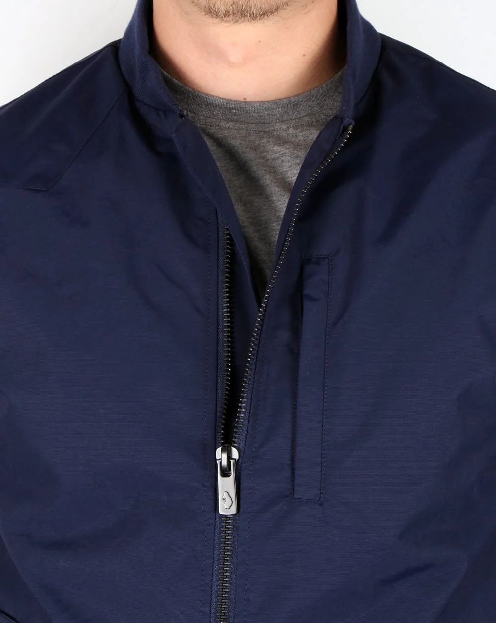 Luke Nation Long Length Jacket Navy - Image 4