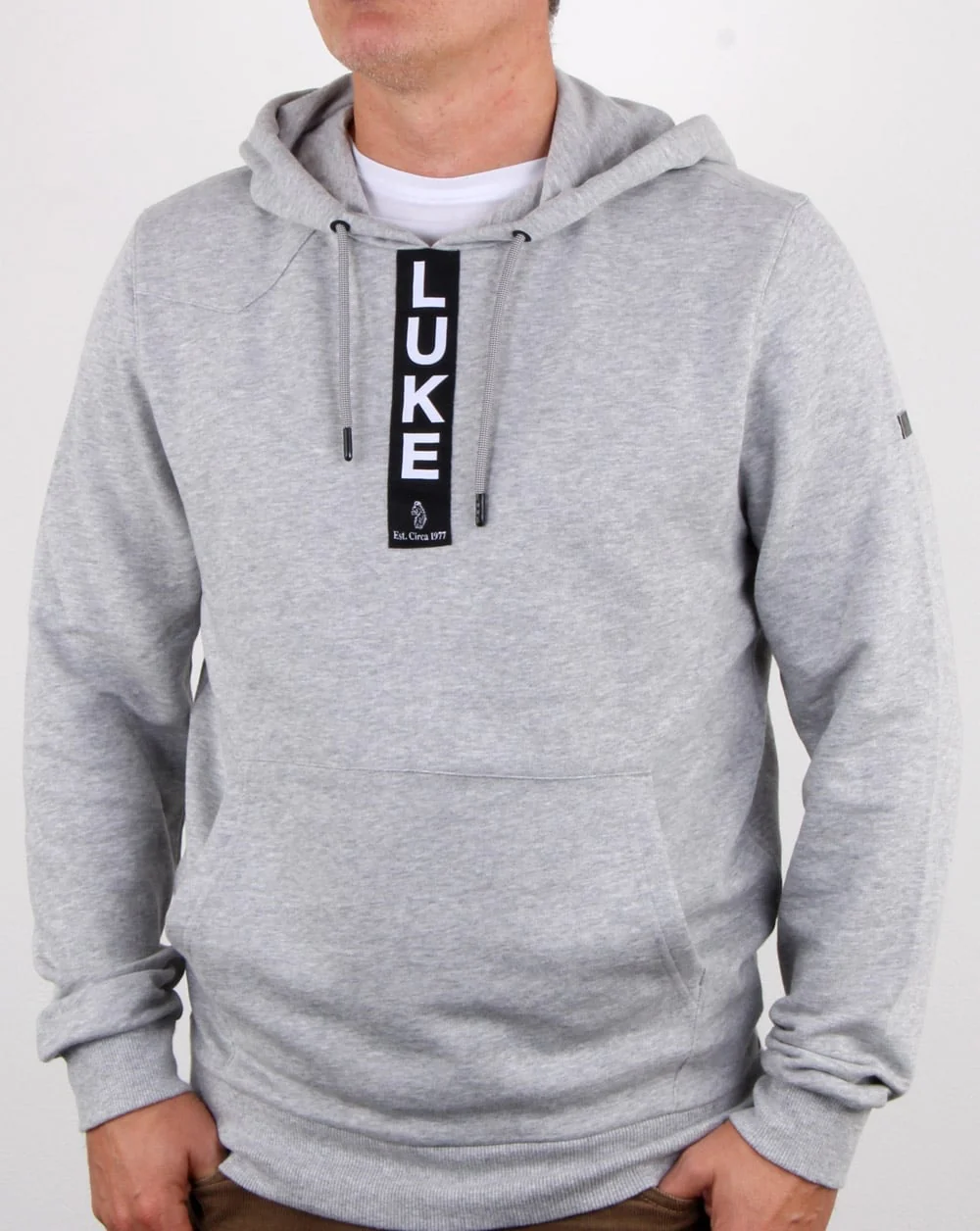 Luke Old Well Hoody Light Grey - Image 2
