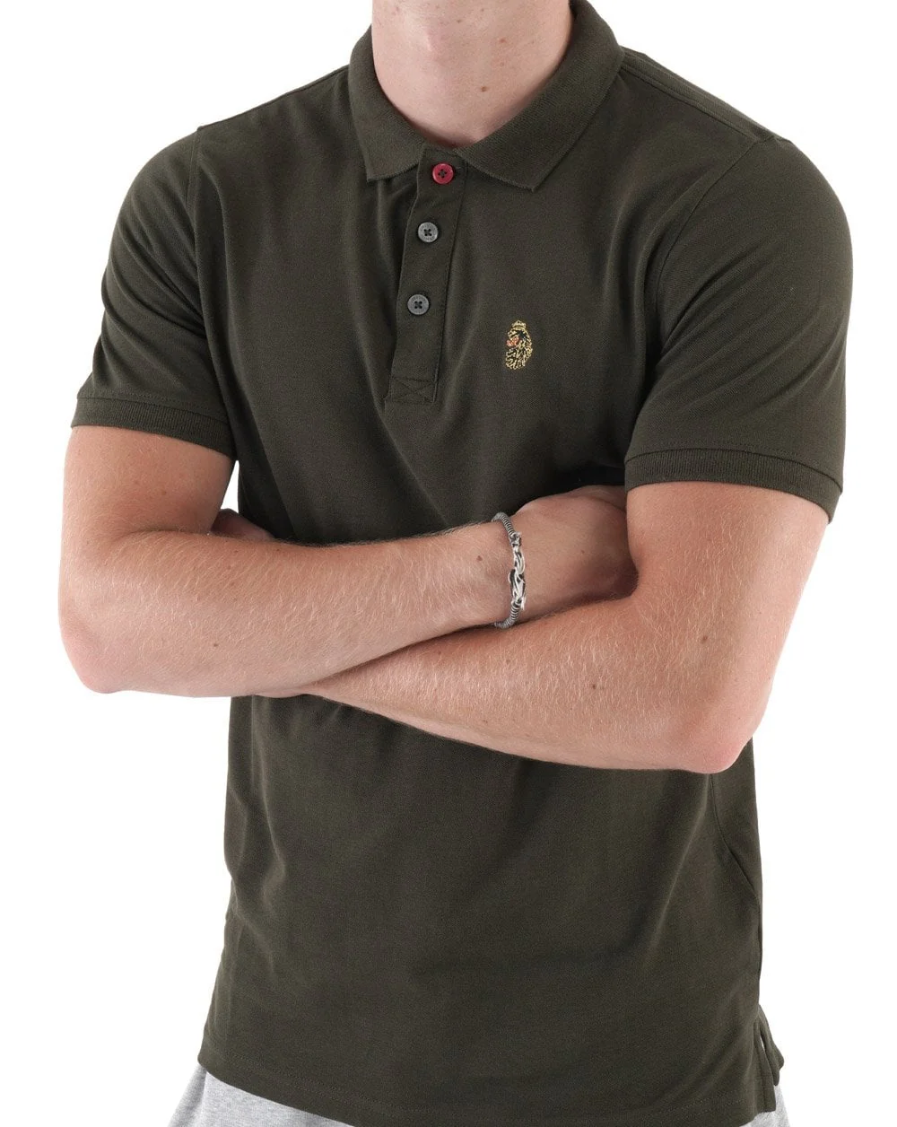 Luke Sport Mead Polo Shirt Dark Green - Image 2
