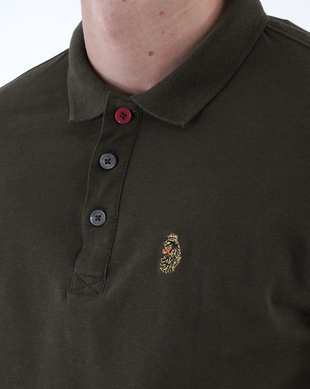 Luke Sport Mead Polo Shirt Dark Green - Image 4