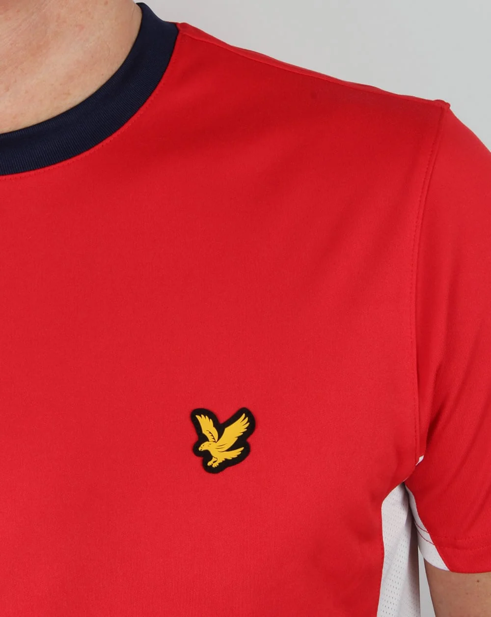 Lyle And Scott Active Peters T Shirt Red/White - Image 2