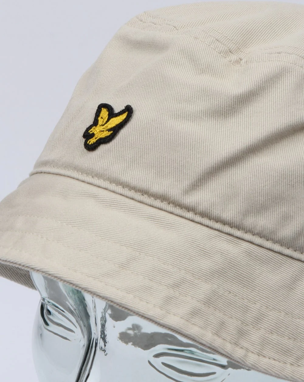 Lyle And Scott Bucket Hat Light Stone - Image 2