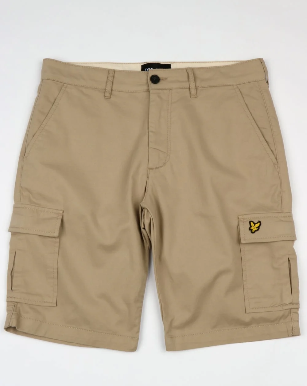 Lyle And Scott Combat Cargo Shorts Stone