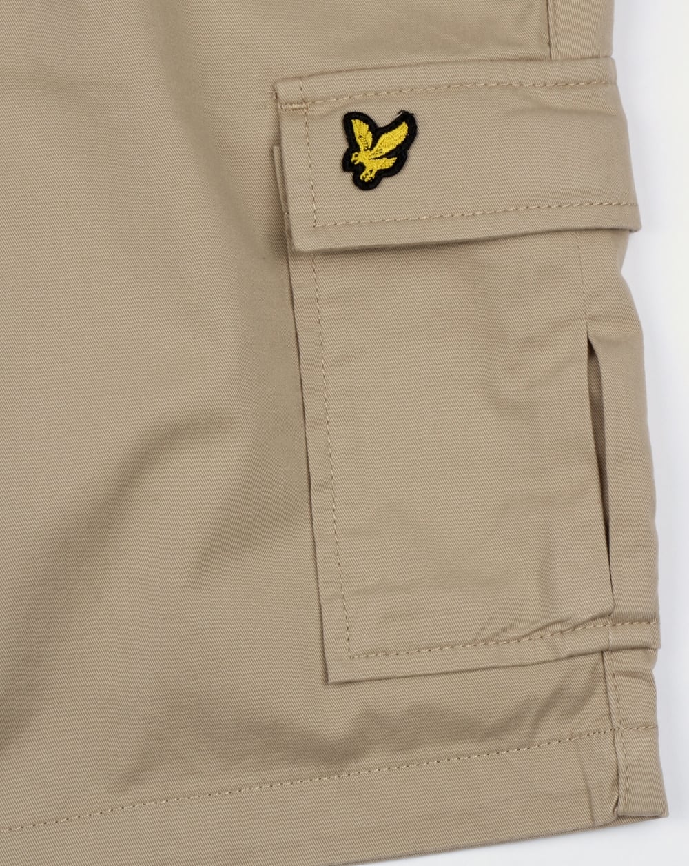 Lyle And Scott Combat Cargo Shorts Stone - Image 3