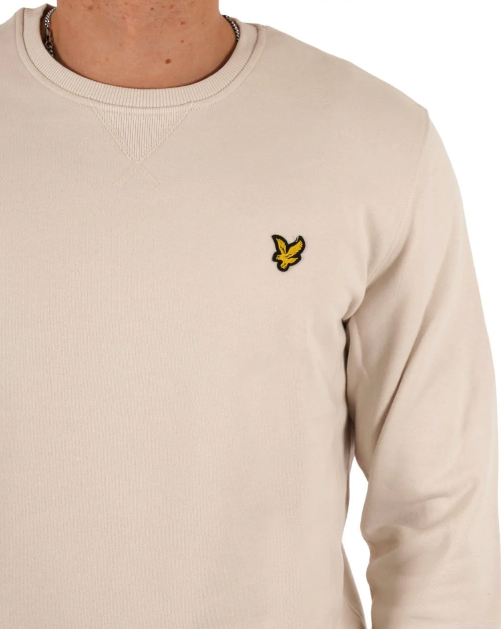 Lyle And Scott Crew Neck Sweatshirt Light Mist - Image 2