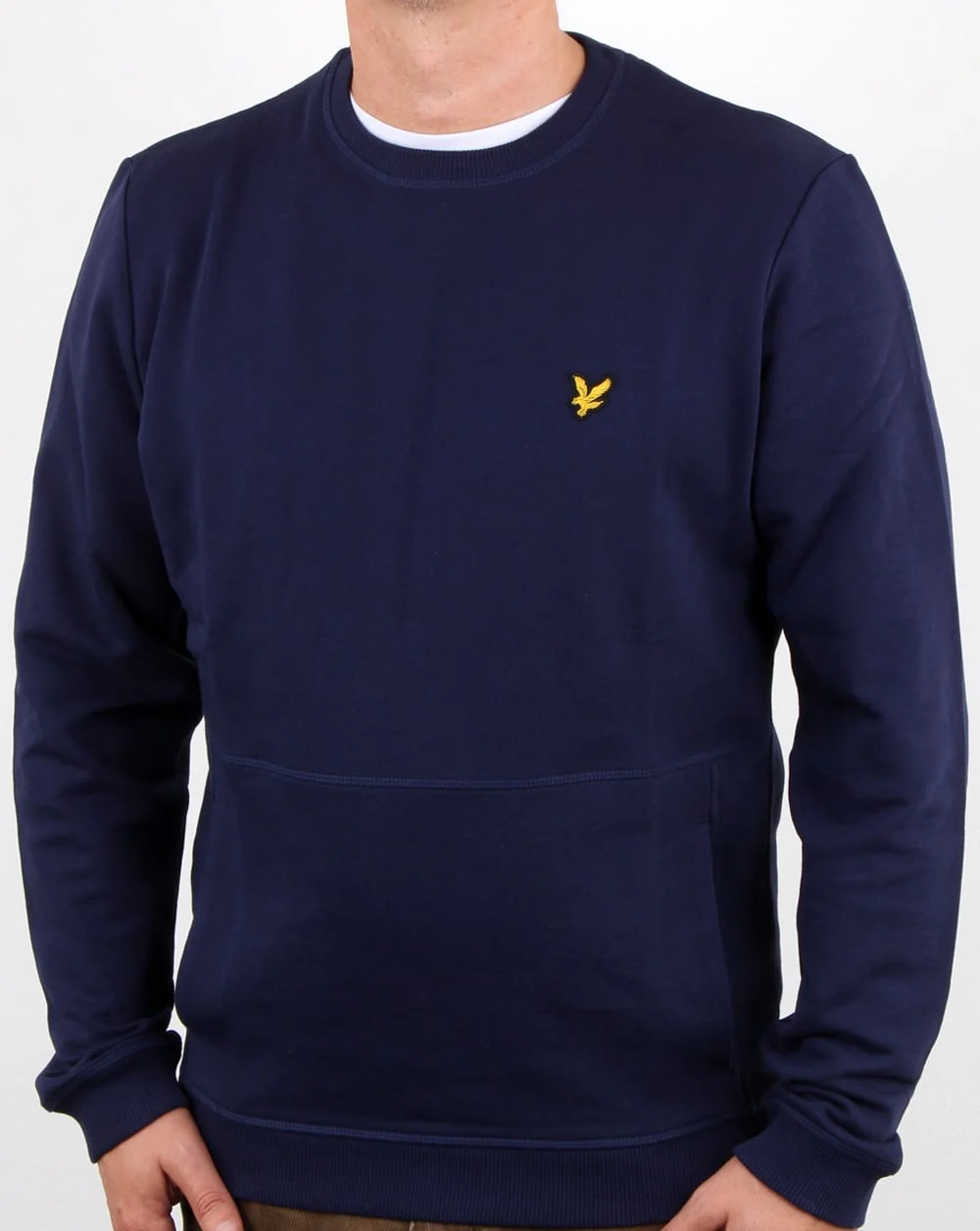 Lyle And Scott Front Pocket Sweatshirt Navy