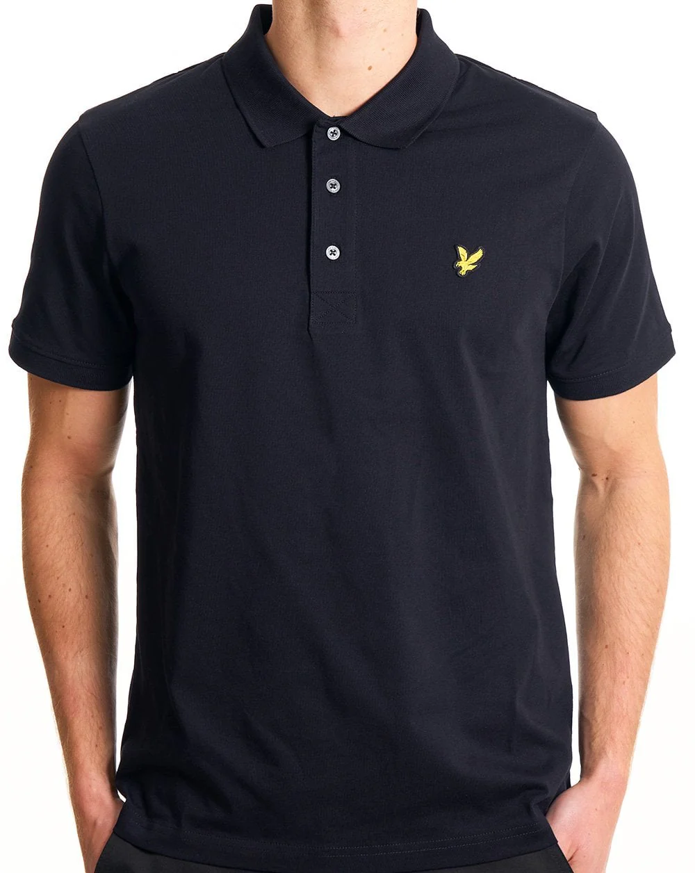 Lyle & Scott Jersey Polo Shirt Dark Navy - Image 2