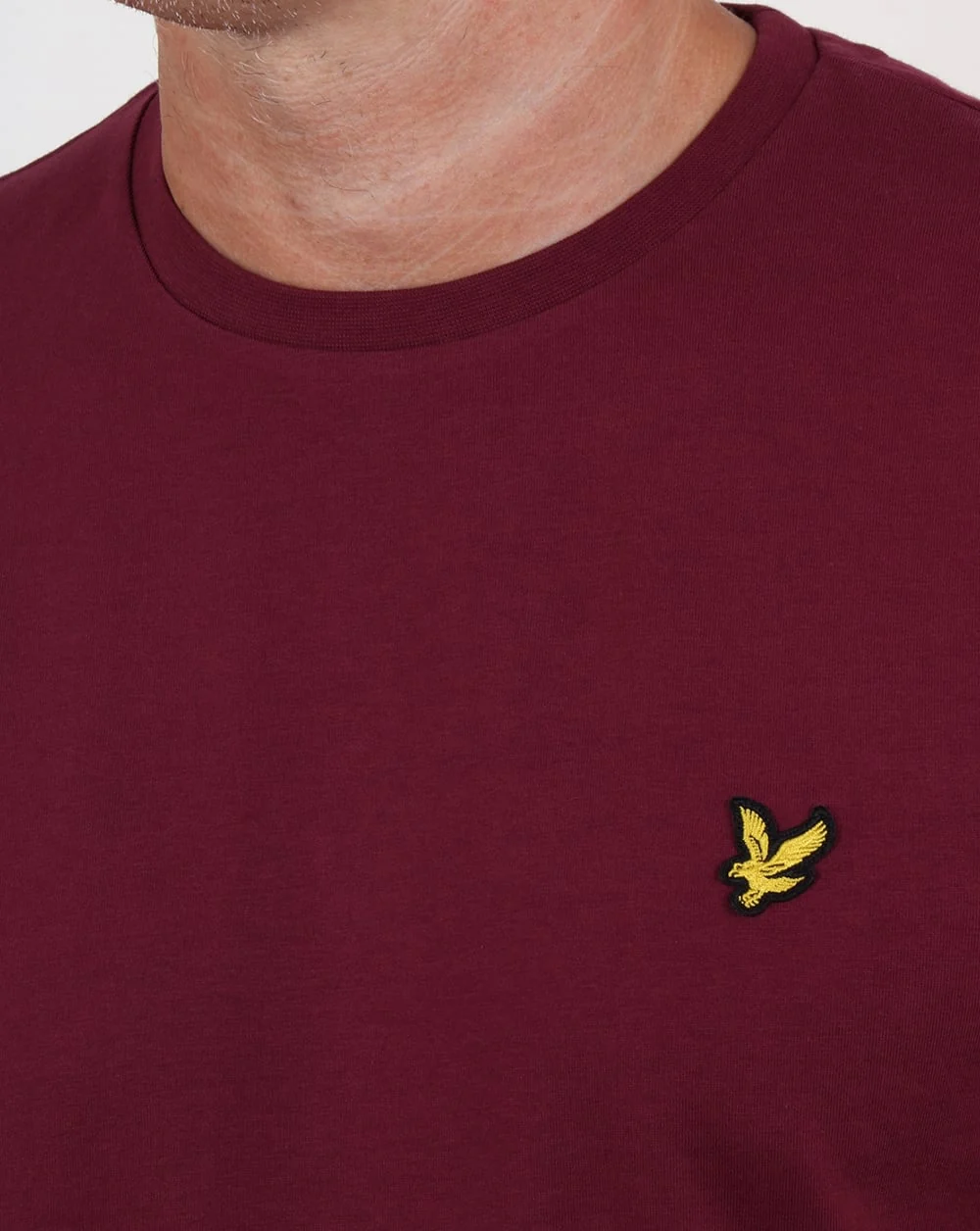 Lyle And Scott Long Sleeve T-shirt Claret - Image 2