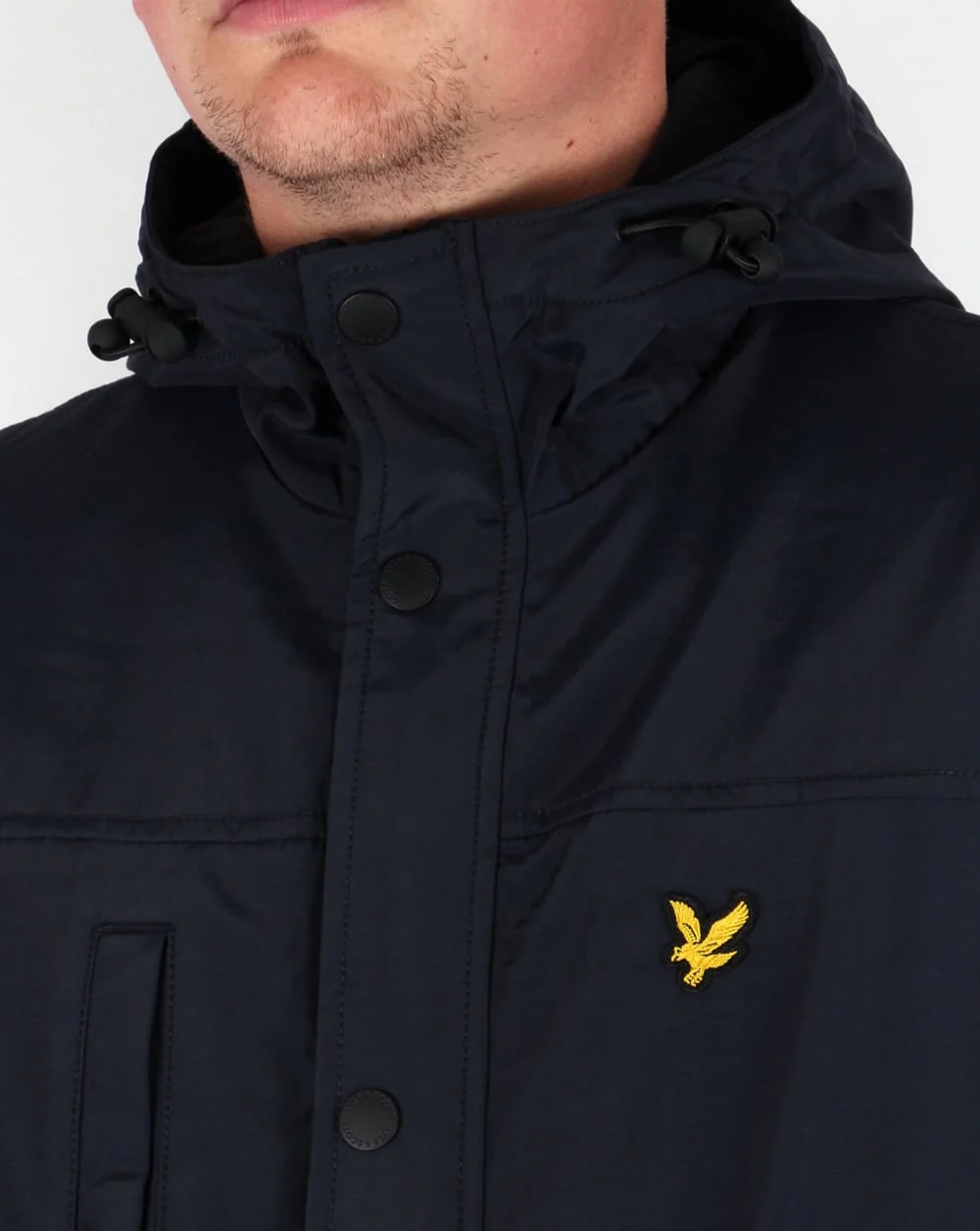 Lyle And Scott Microfleece Lined Jacket Navy - Image 2