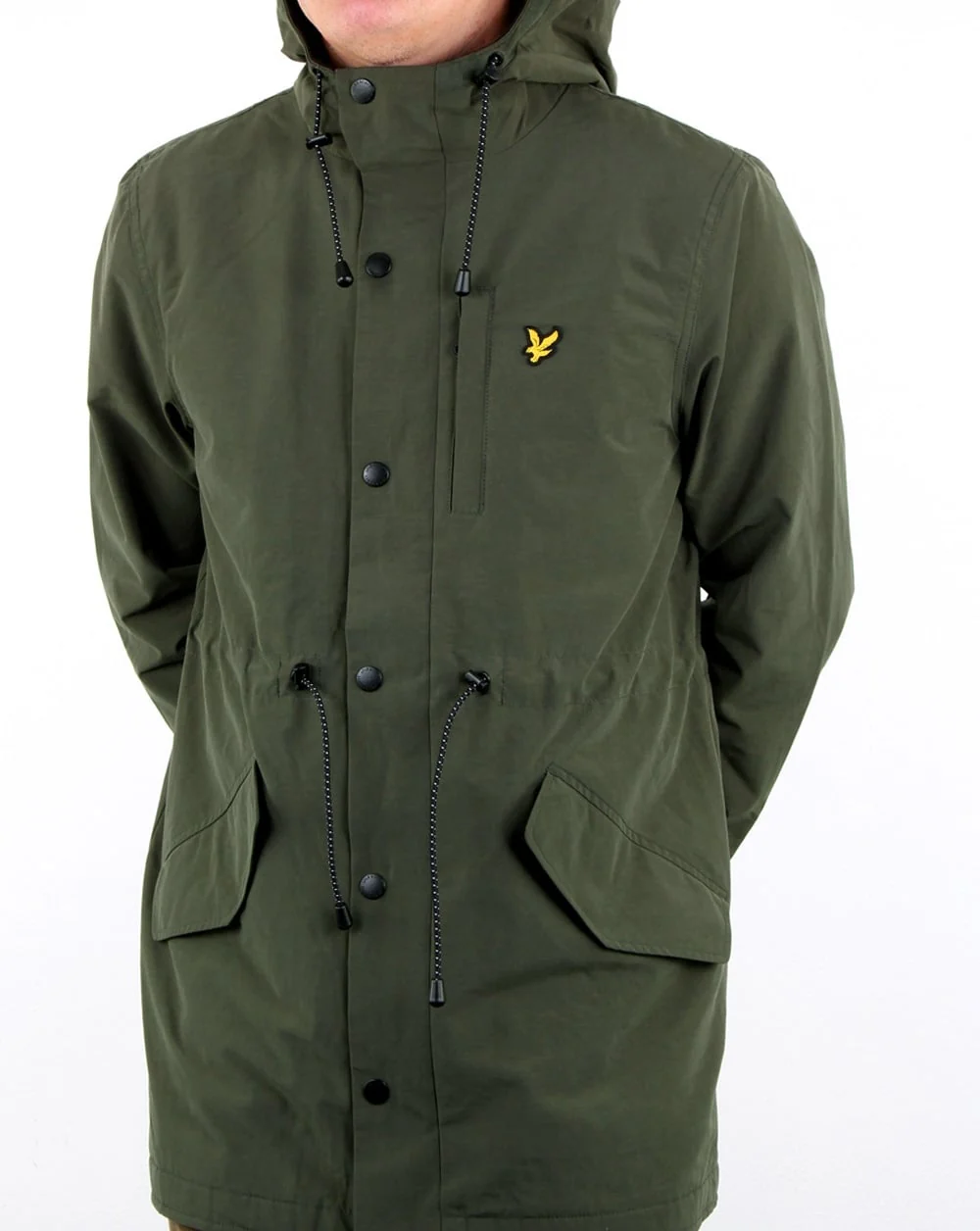 Lyle And Scott Microfleece Parka Leaf Green - Image 2
