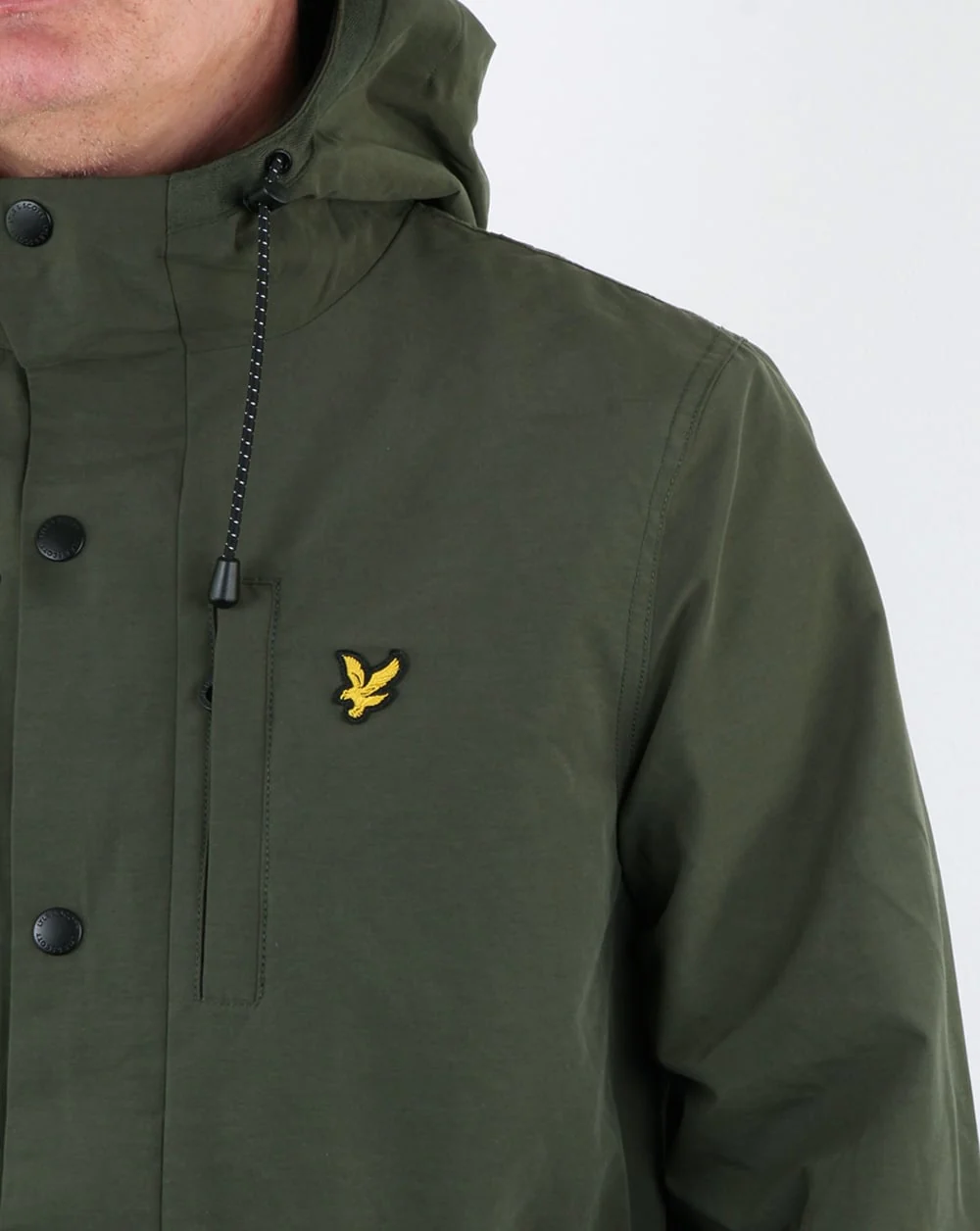 Lyle And Scott Microfleece Parka Leaf Green - Image 3