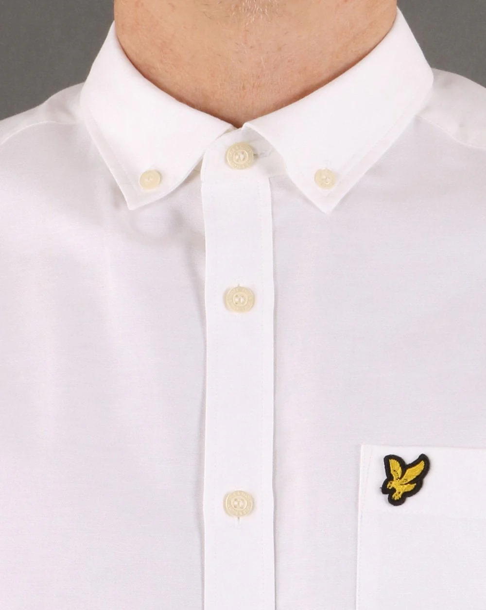 Lyle And Scott Oxford Shirt White - Image 4
