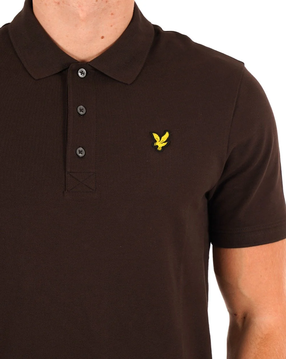 Lyle And Scott Polo Shirt Dk Choc - Image 2