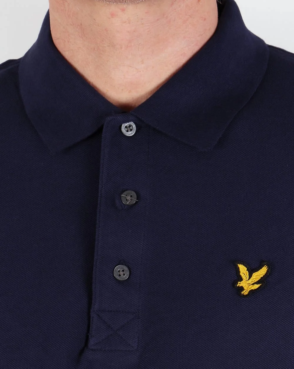 Lyle And Scott Polo Shirt Navy - Image 2