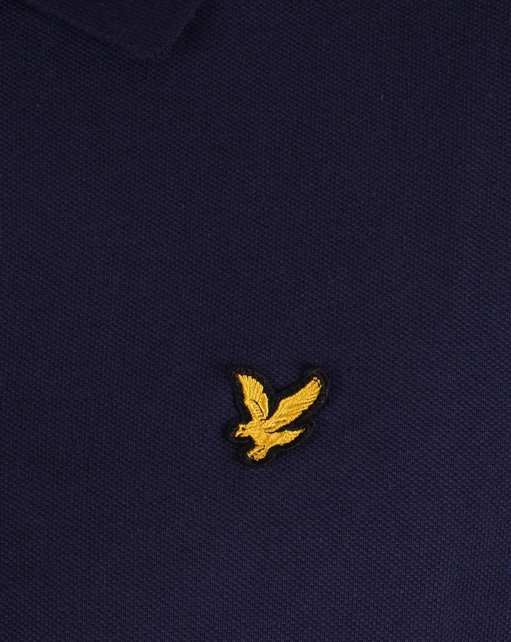Lyle And Scott Polo Shirt Navy - Image 3